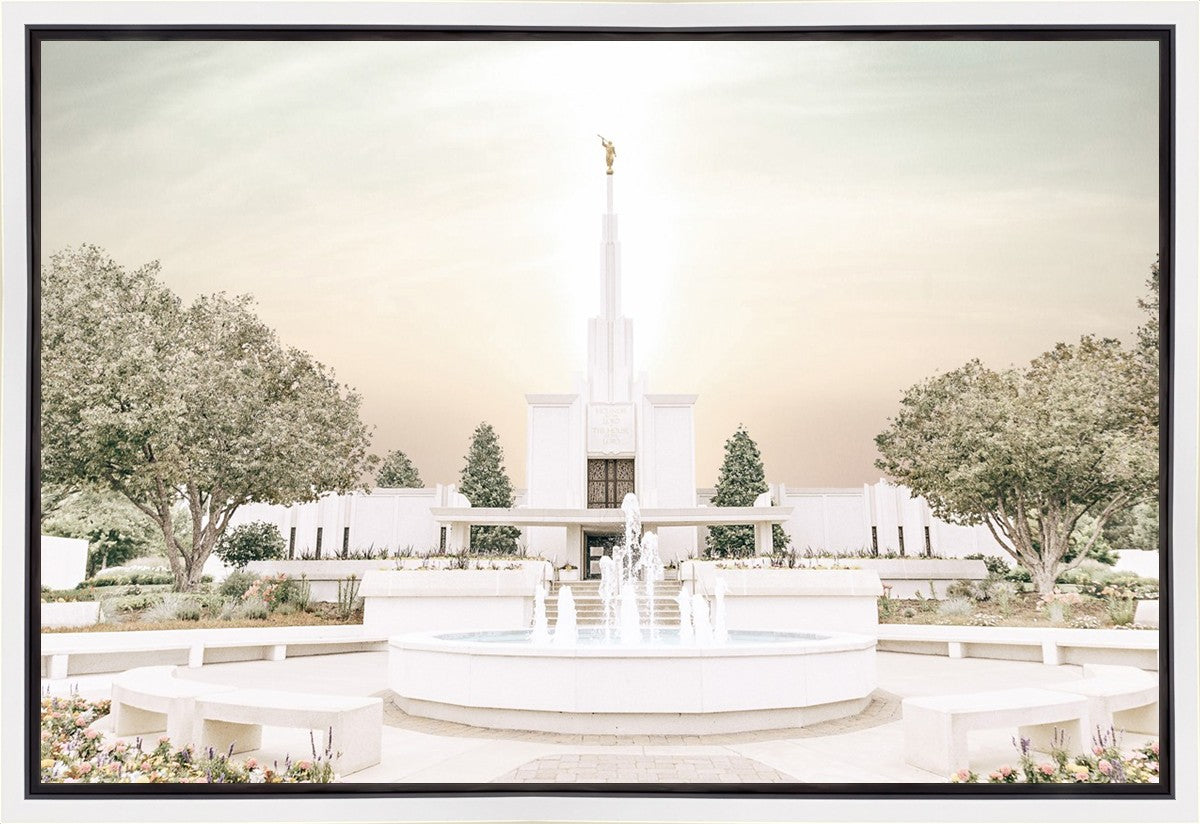Sweet is The Work Denver Colorado Temple Gallery Wrap
