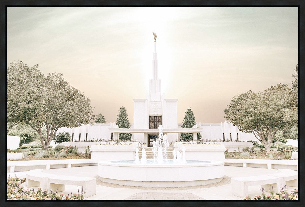 Sweet is The Work Denver Colorado Temple Gallery Wrap