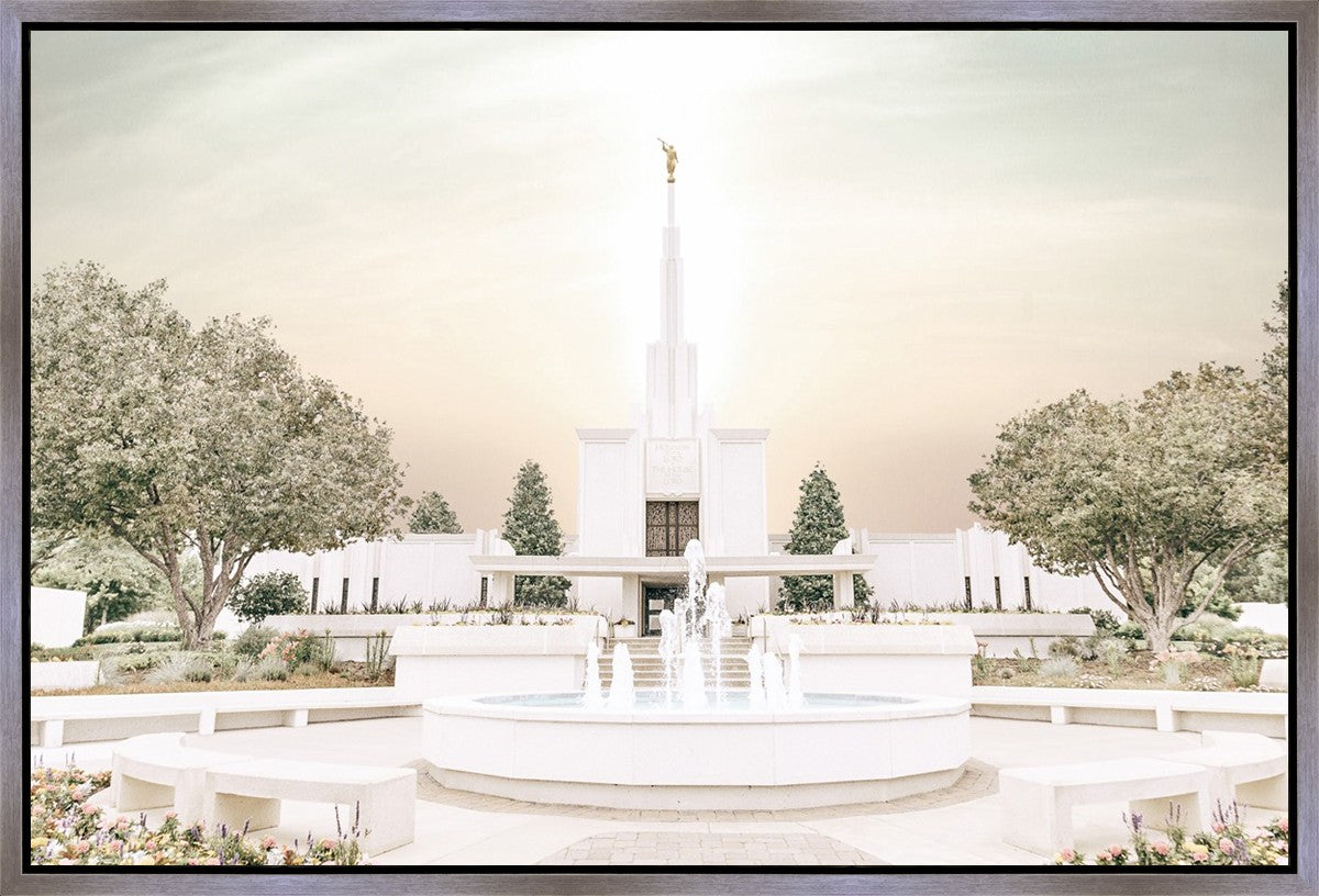 Sweet is The Work Denver Colorado Temple Gallery Wrap