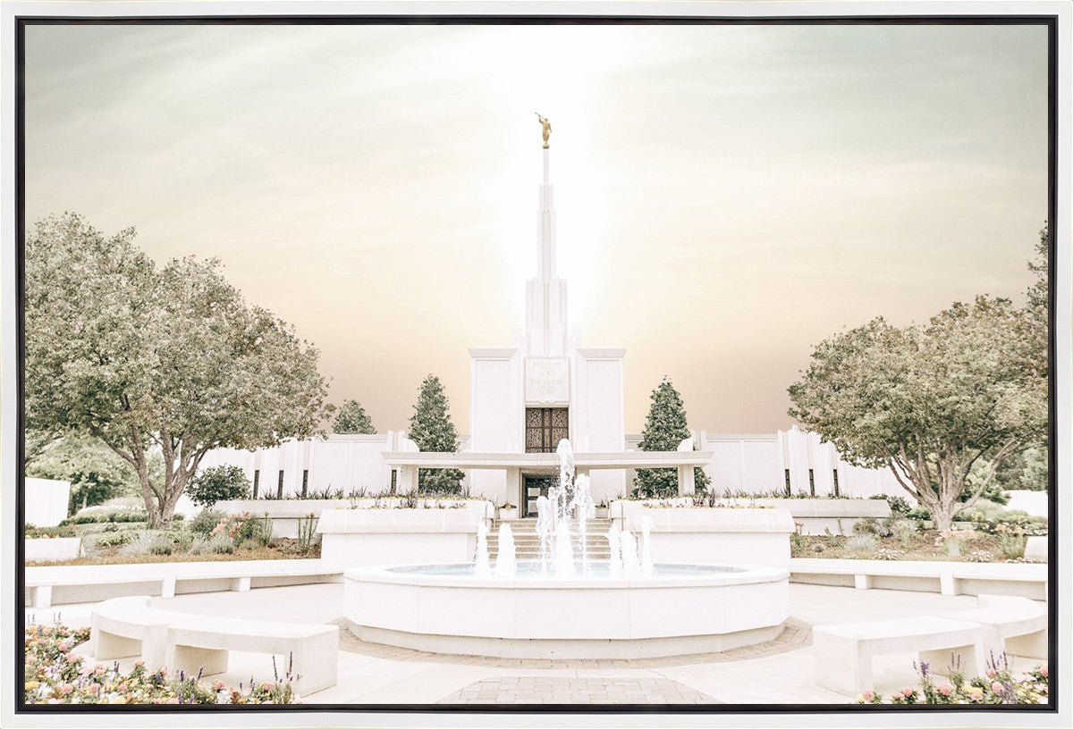 Sweet is The Work Denver Colorado Temple Gallery Wrap