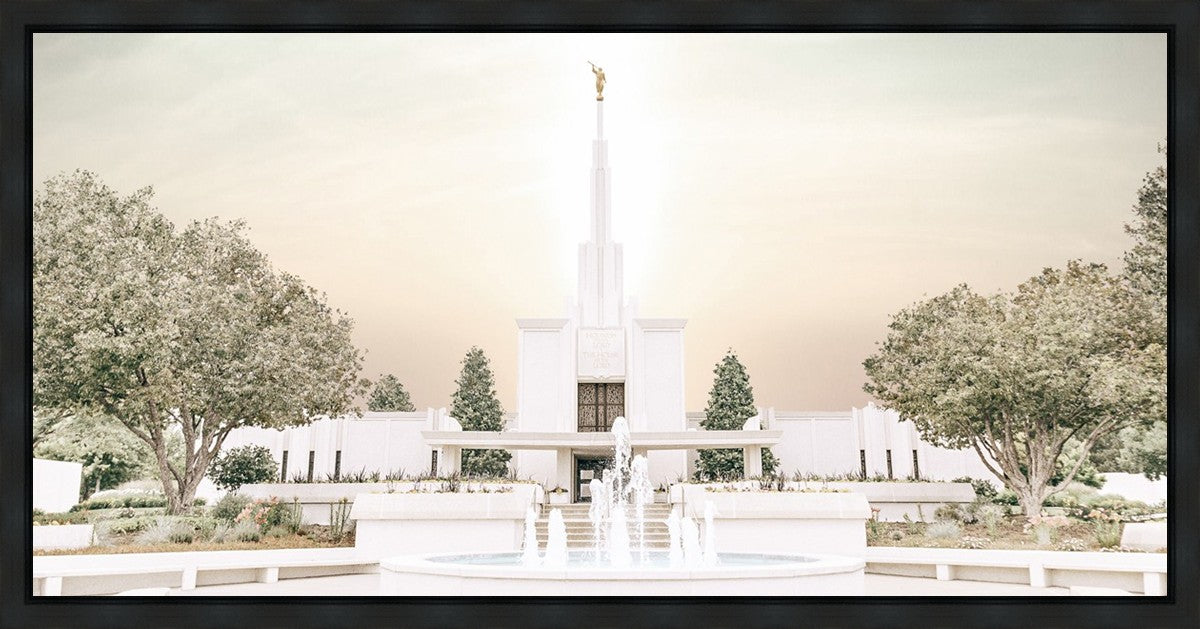 Sweet is The Work Denver Colorado Temple Gallery Wrap
