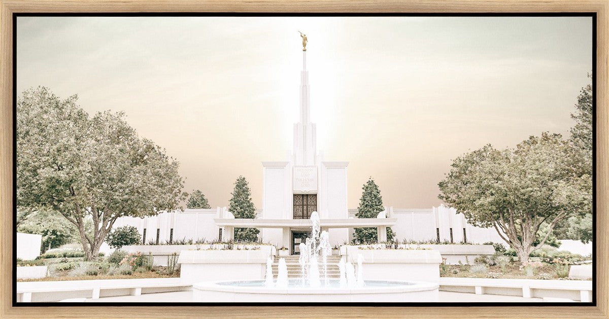 Sweet is The Work Denver Colorado Temple Gallery Wrap