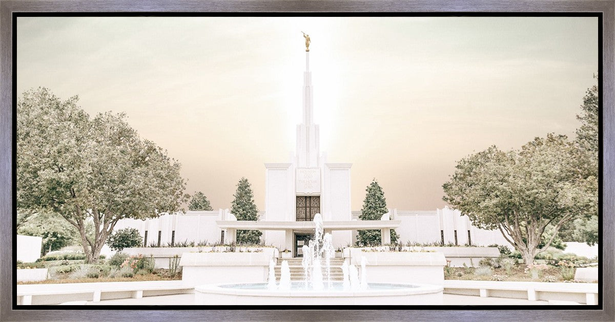 Sweet is The Work Denver Colorado Temple Gallery Wrap