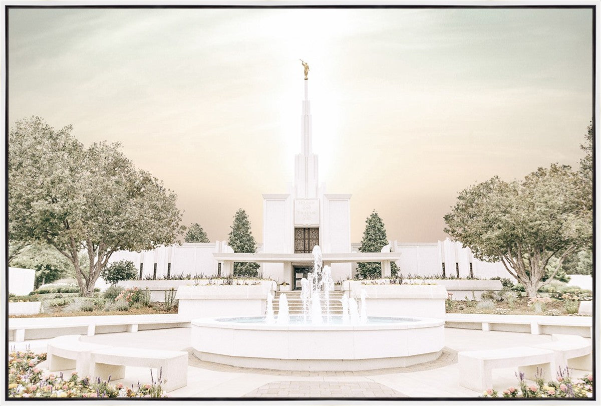 Sweet is The Work Denver Colorado Temple Large Wall Art Gallery Wrap