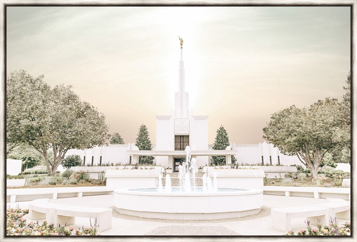 Sweet is The Work Denver Colorado Temple Large Wall Art