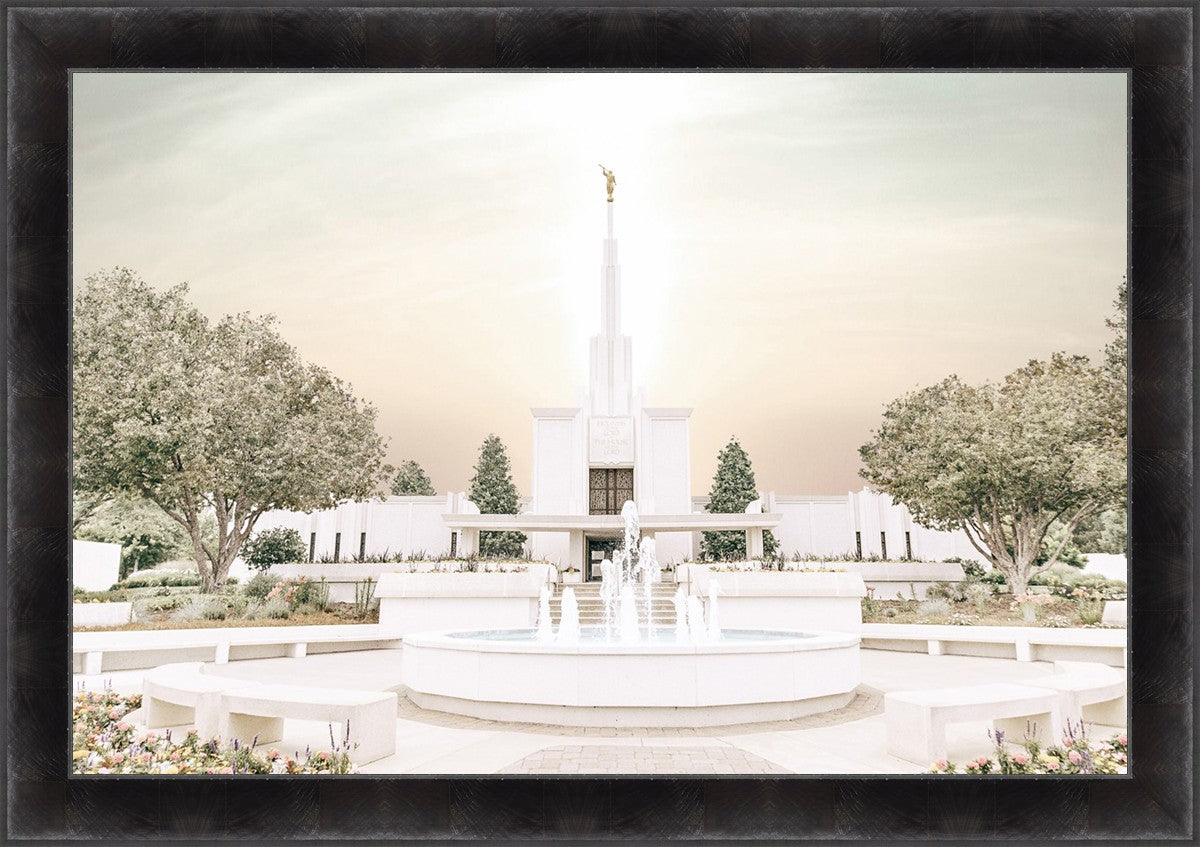 Sweet is The Work Denver Colorado Temple Large Wall Art