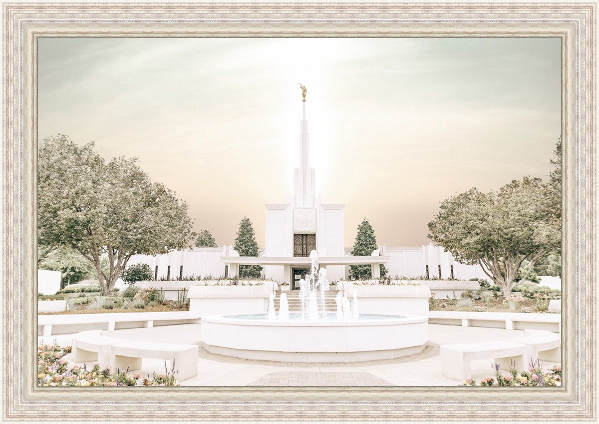 Sweet is The Work Denver Colorado Temple Large Wall Art