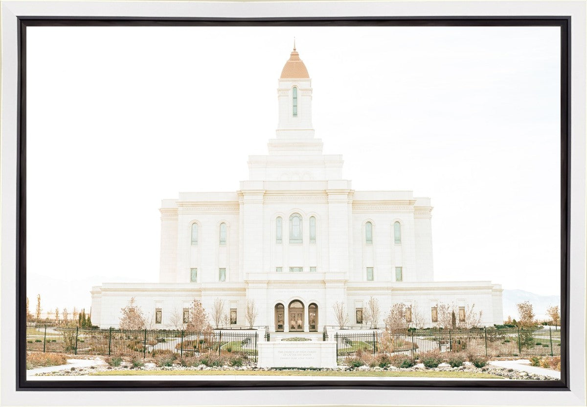 Sweet is The Work Deseret Peak Utah Temple Gallery Wrap