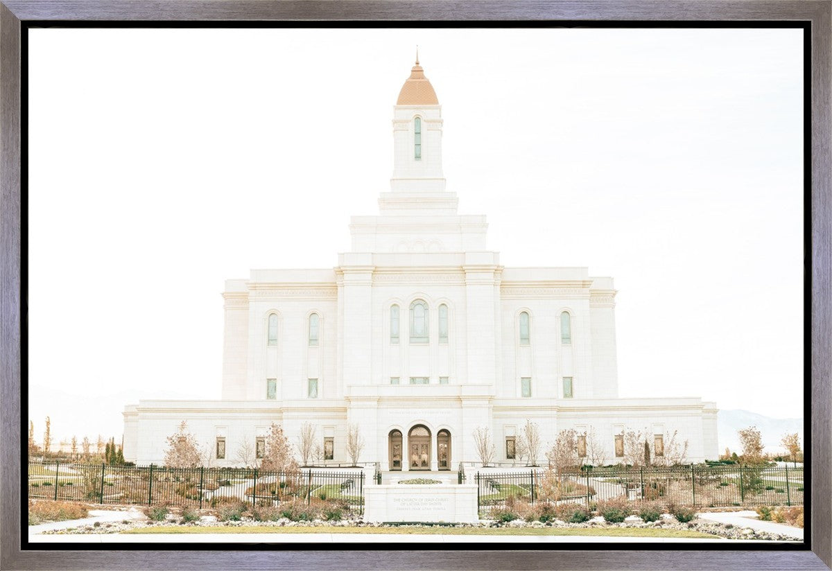 Sweet is The Work Deseret Peak Utah Temple Gallery Wrap
