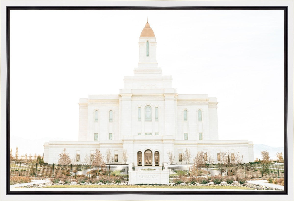 Sweet is The Work Deseret Peak Utah Temple Gallery Wrap