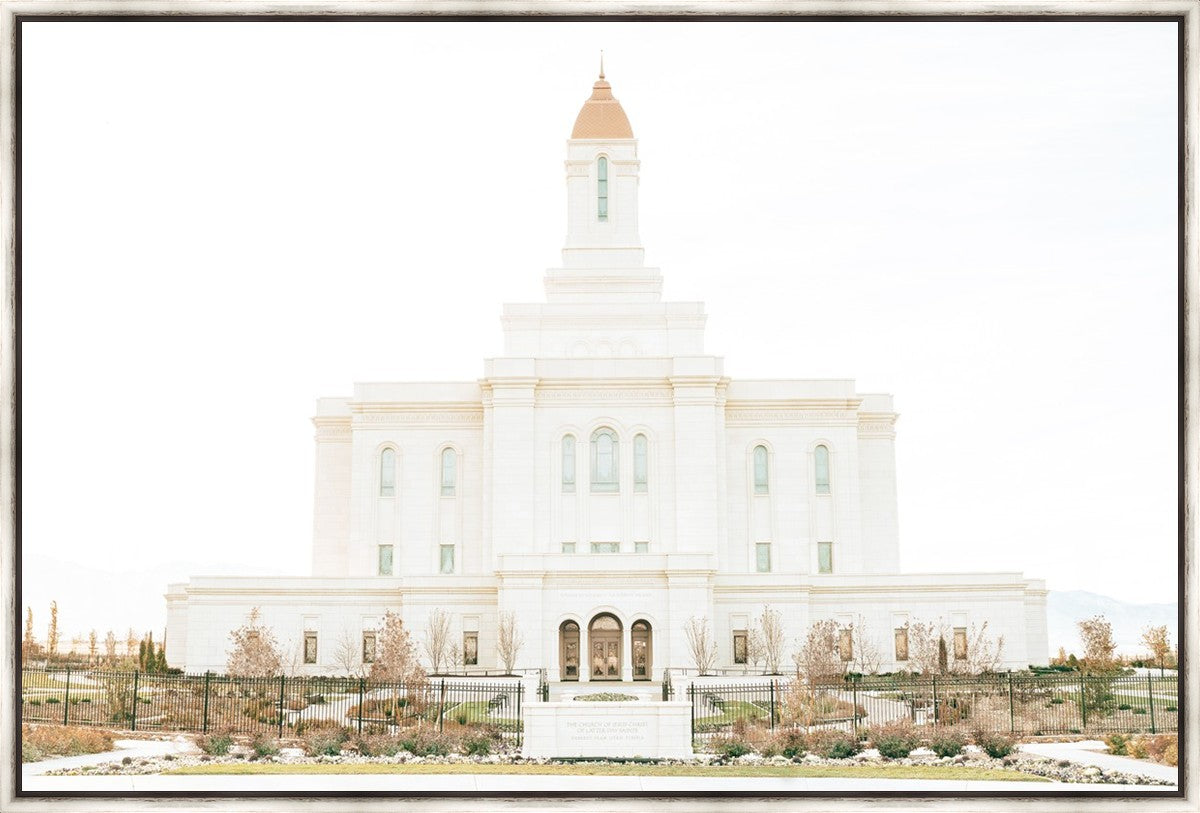 Sweet is The Work Deseret Peak Utah Temple Large Wall Art