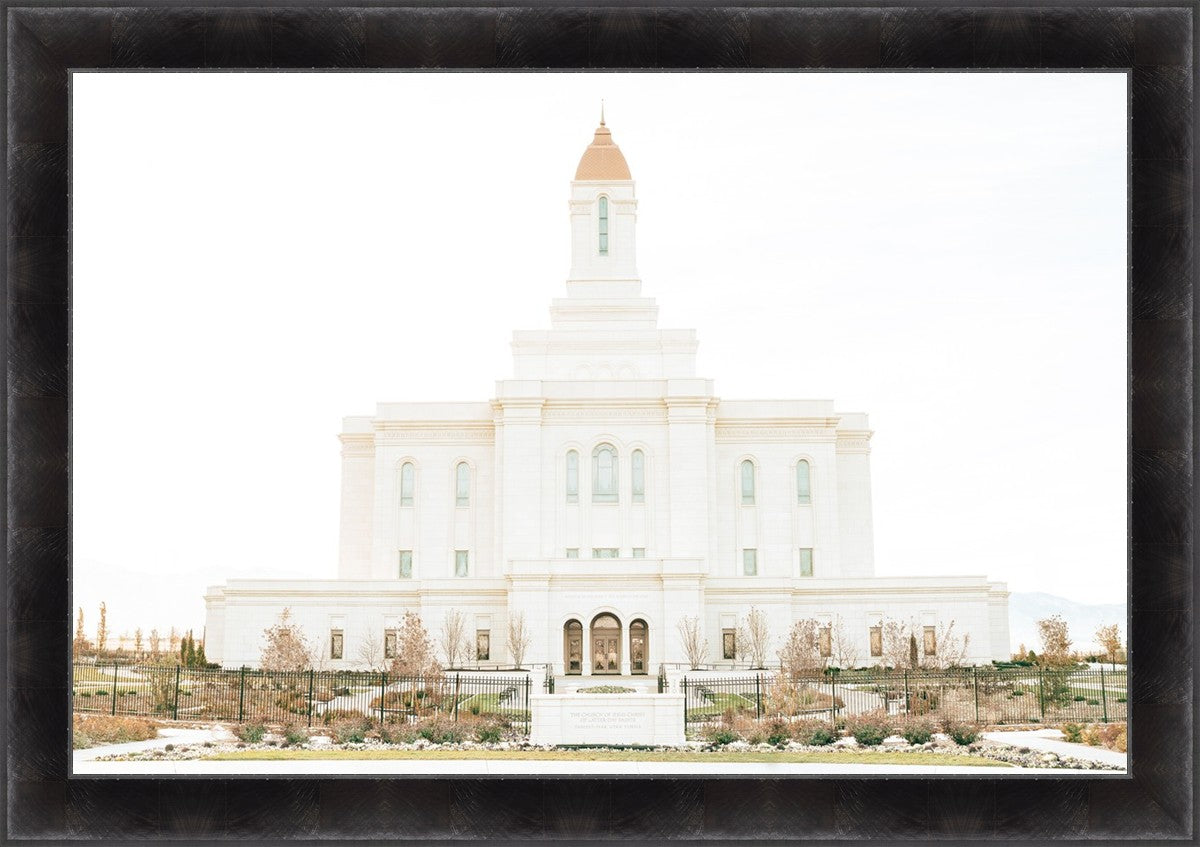 Sweet is The Work Deseret Peak Utah Temple Large Wall Art