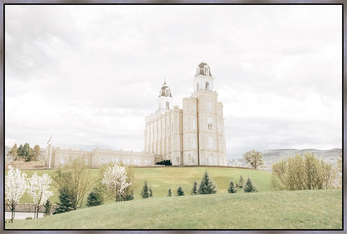 Sweet is The Work Manti Utah Temple Large Wall Art Gallery Wrap