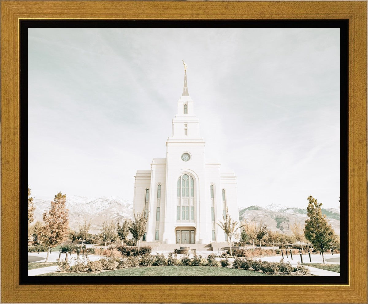 Sweet is The Work Layton Utah Temple Gallery Wrap