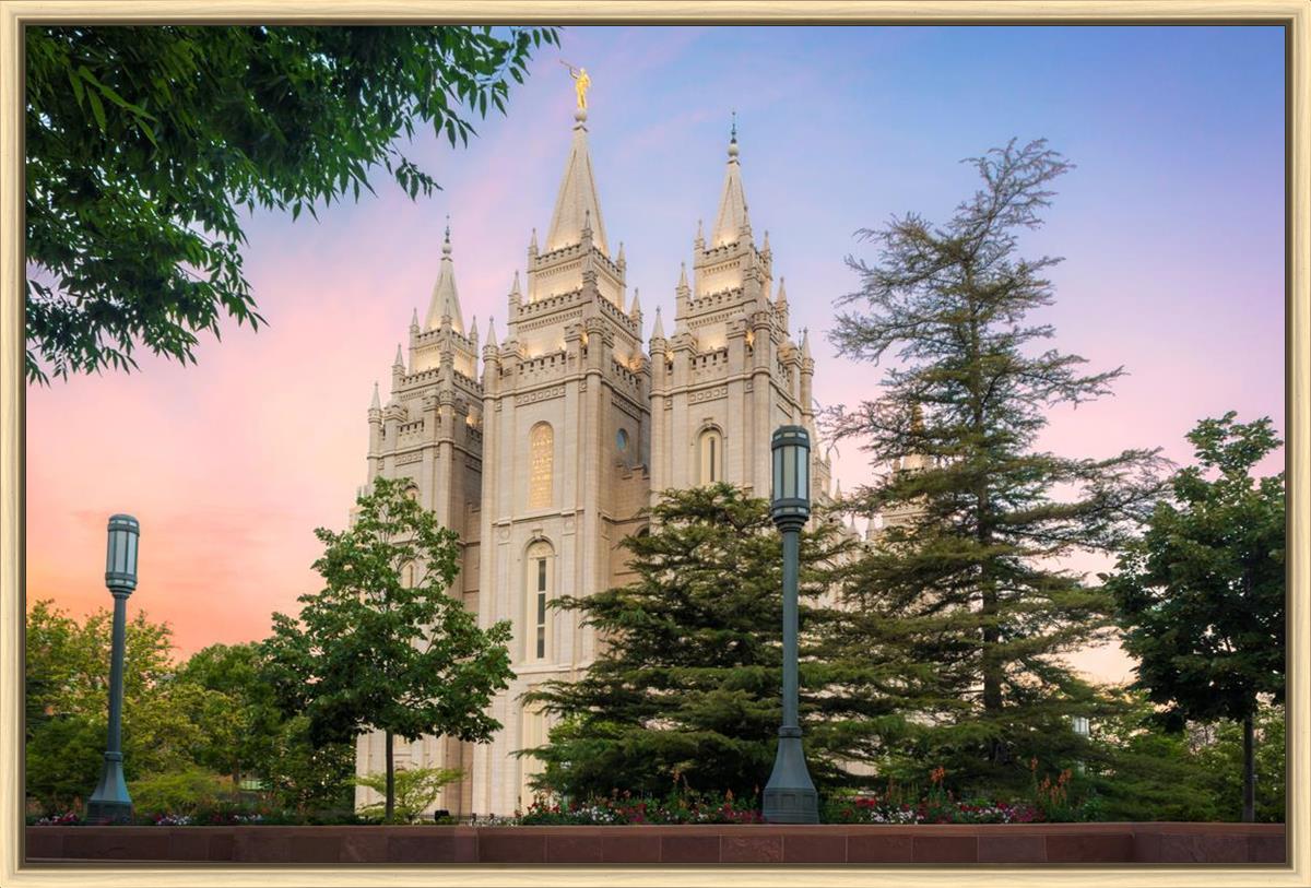 Salt Lake Soft Summer Sunrise