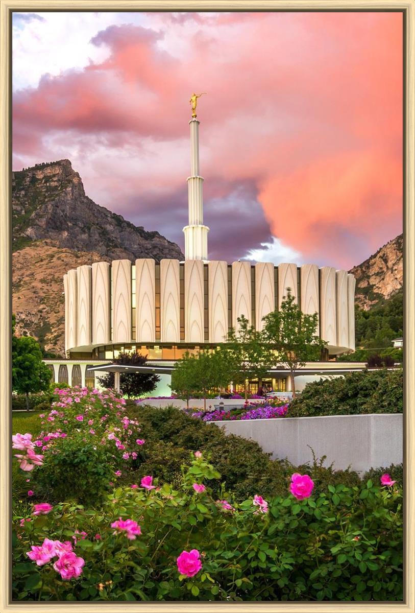 Provo Temple - Summer Sky