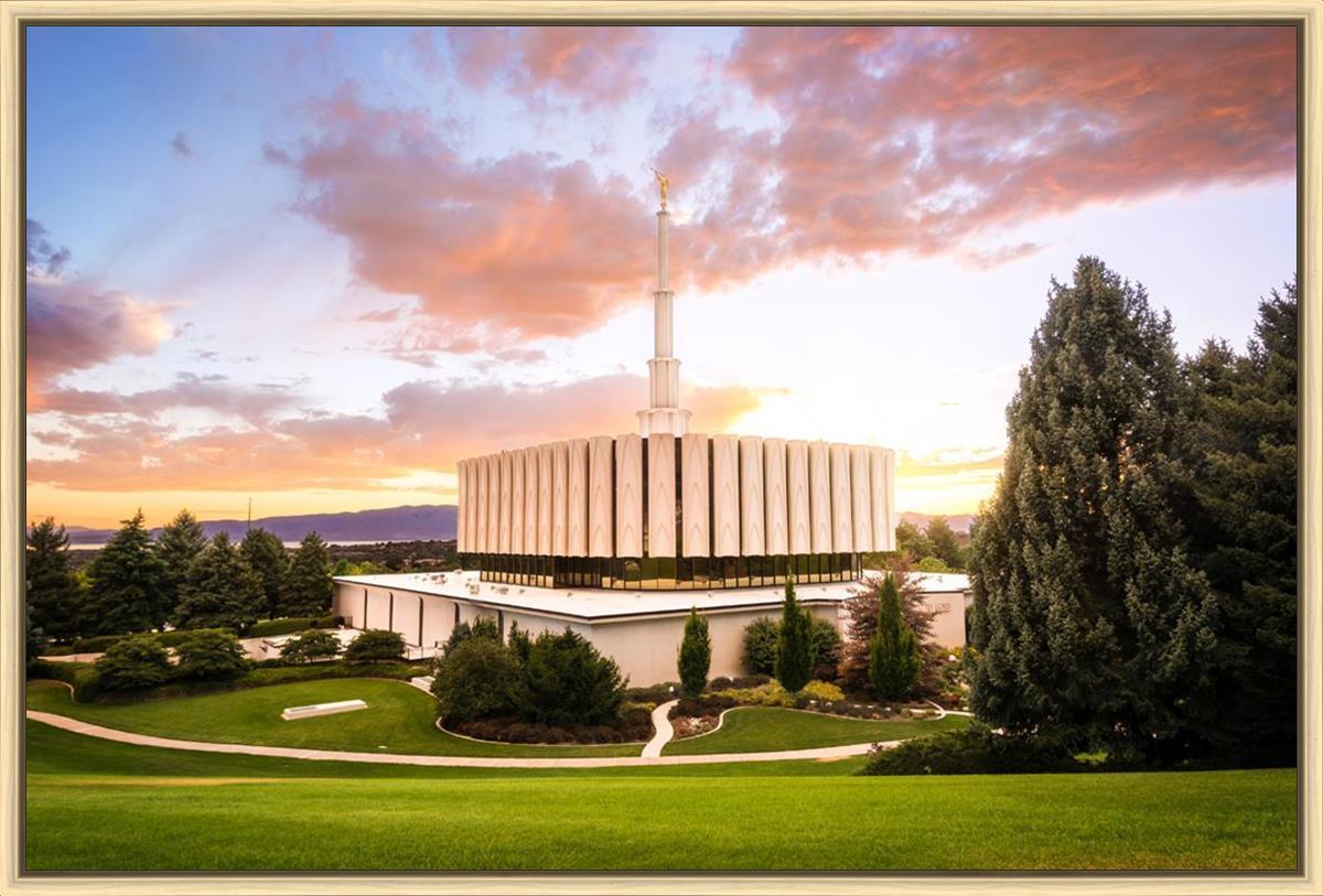 Provo Temple - Sunset Serenity
