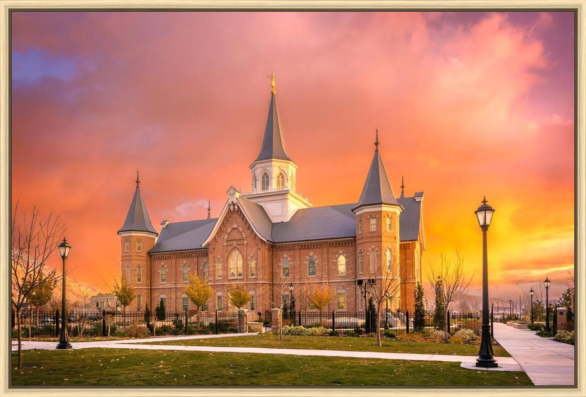 Provo City Center Temple - Fall Sunset
