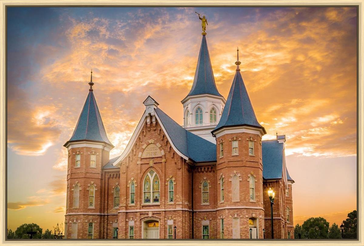 Provo City Center Temple - Golden Sunset