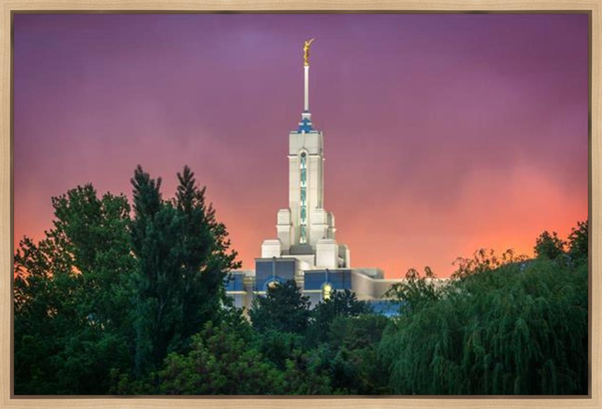 Mount Timpanogos Temple Gradient Sky