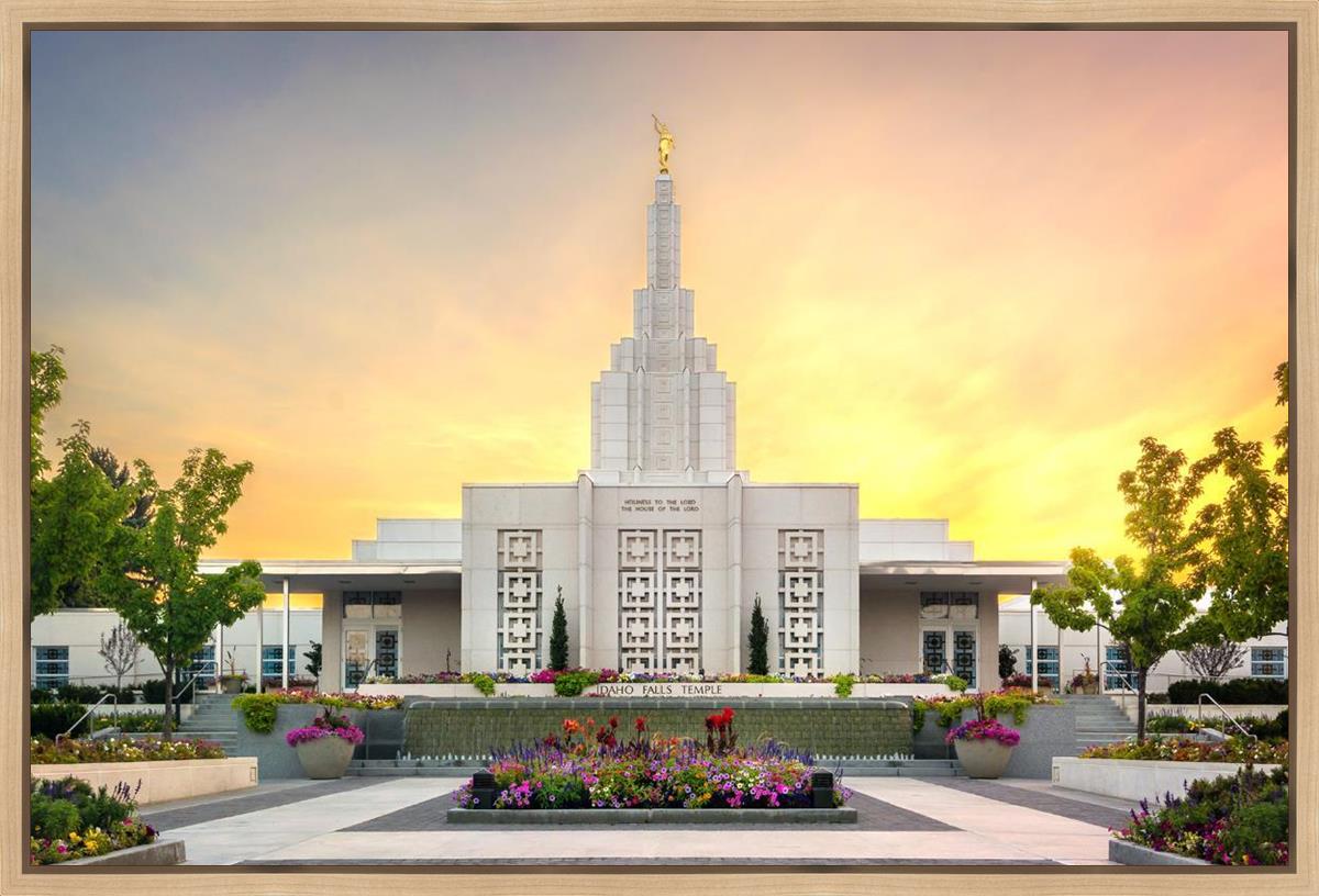 Idaho Falls Temple Summer Glow