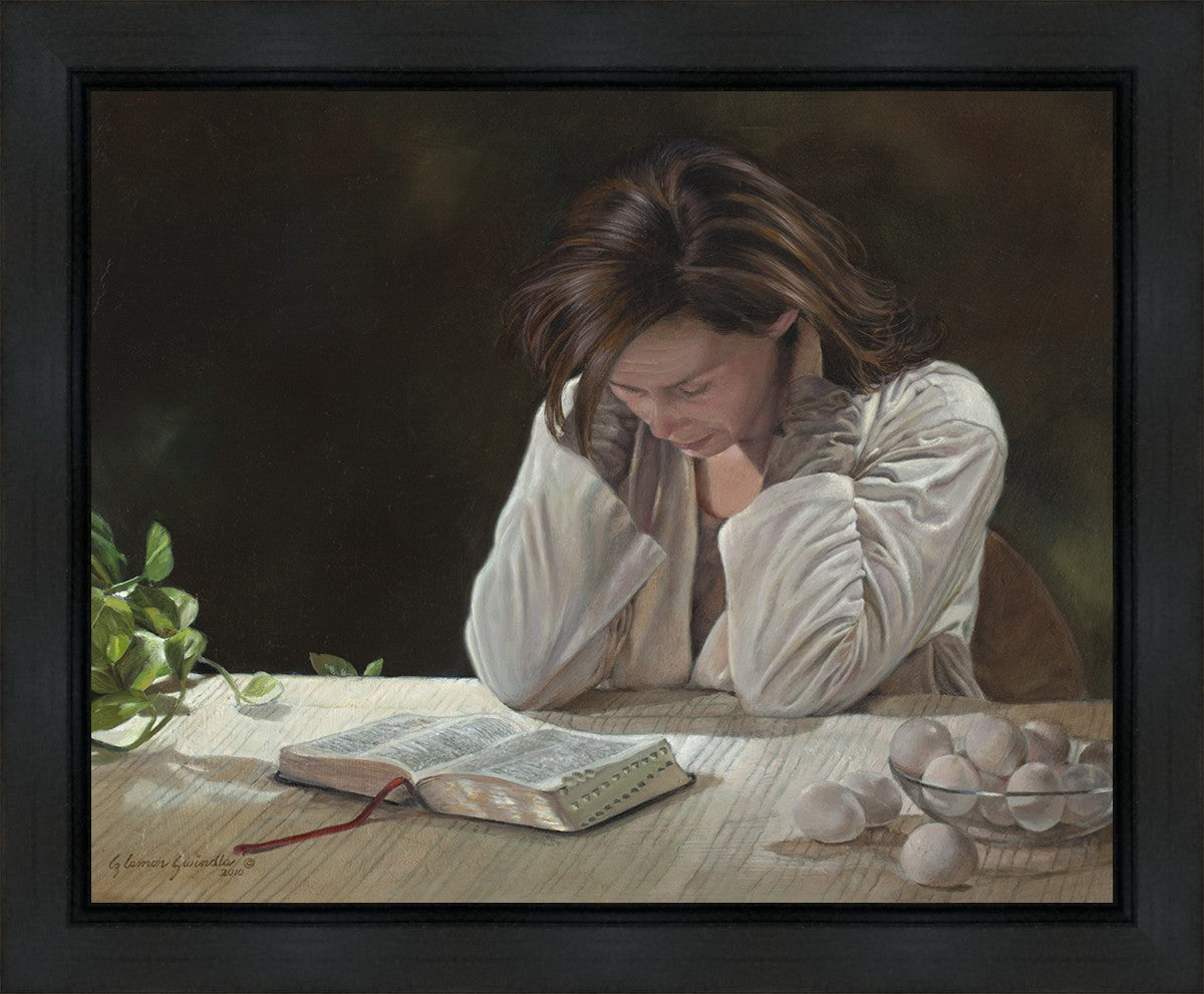 A Mother's Vigil: I Would Gather Thee (Modern) Gallery Wrap