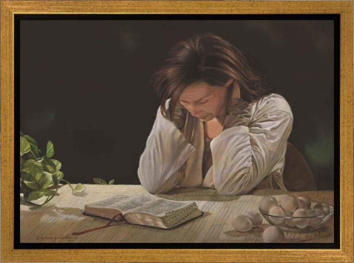 A Mother's Vigil: I Would Gather Thee (Modern) Gallery Wrap