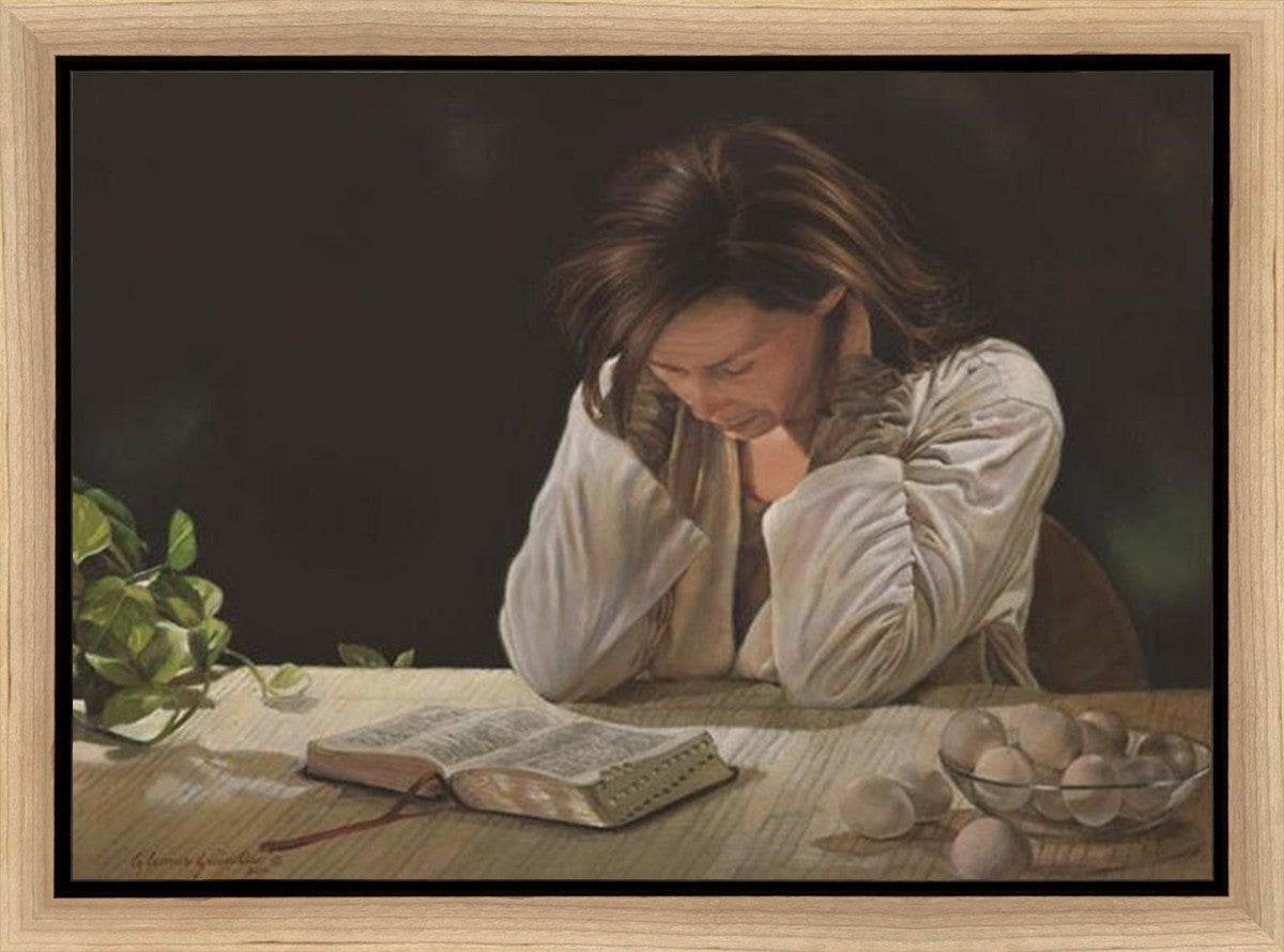 A Mother's Vigil: I Would Gather Thee (Modern) Gallery Wrap