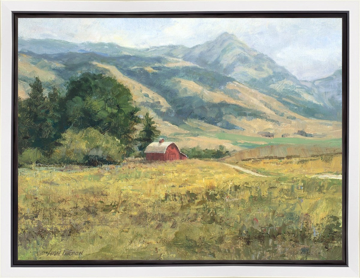 Red Barn in The Wilderness