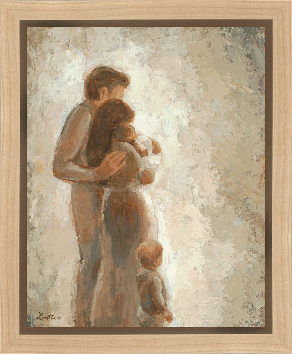 Family Looking Towards the Light