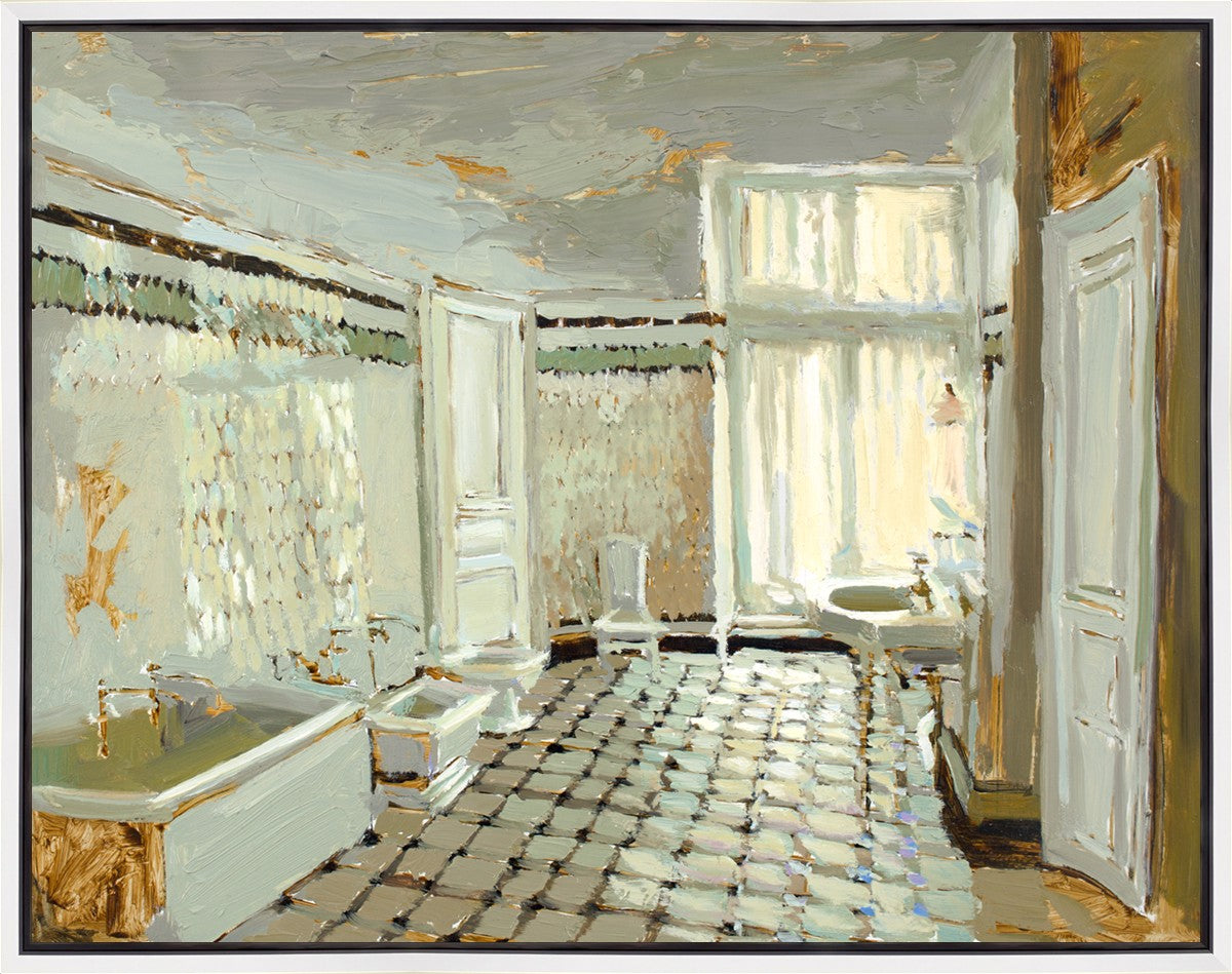 Parisian Bathroom Gallery Wrap