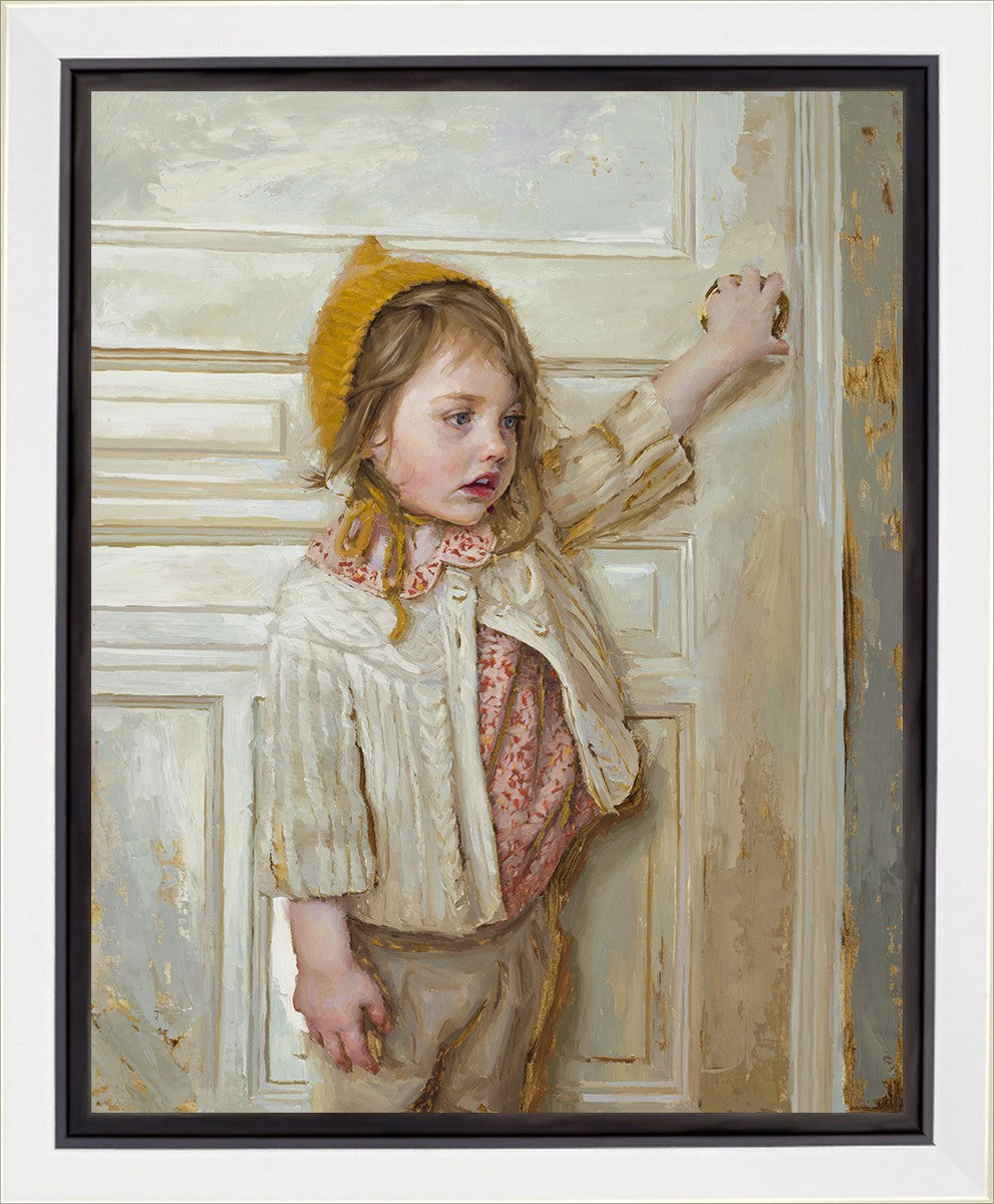 Girl in a White Doorway Gallery Wrap