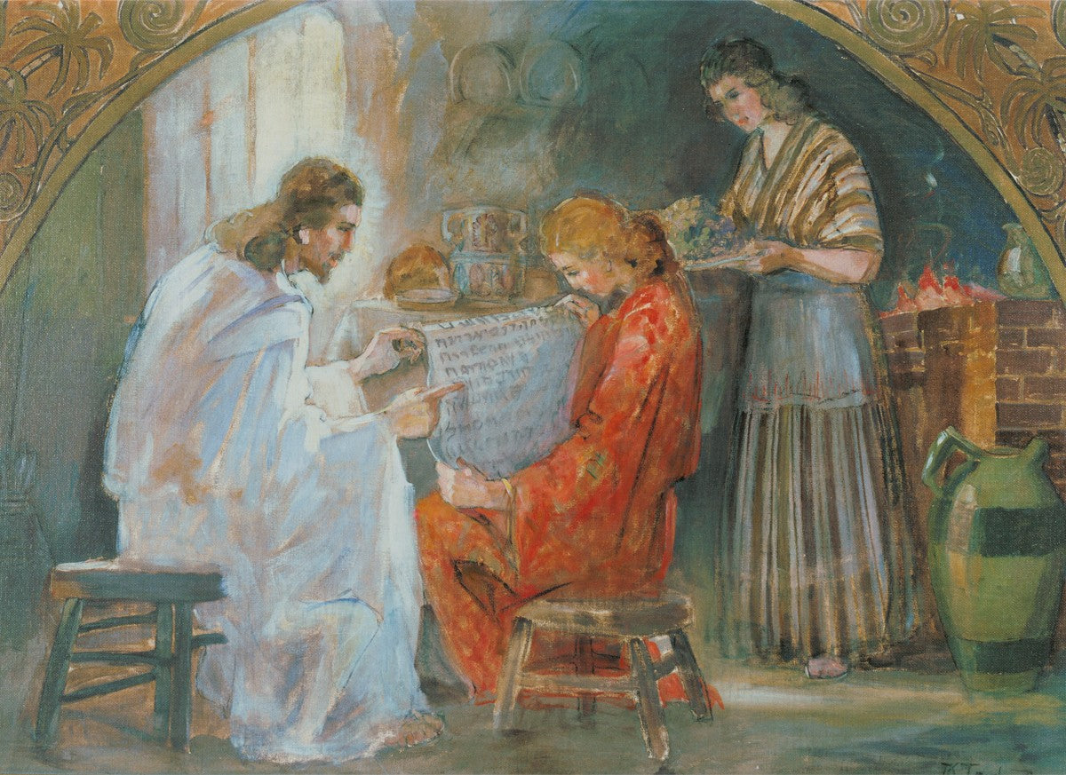 Christ With Mary And Martha Gallery Wrap
