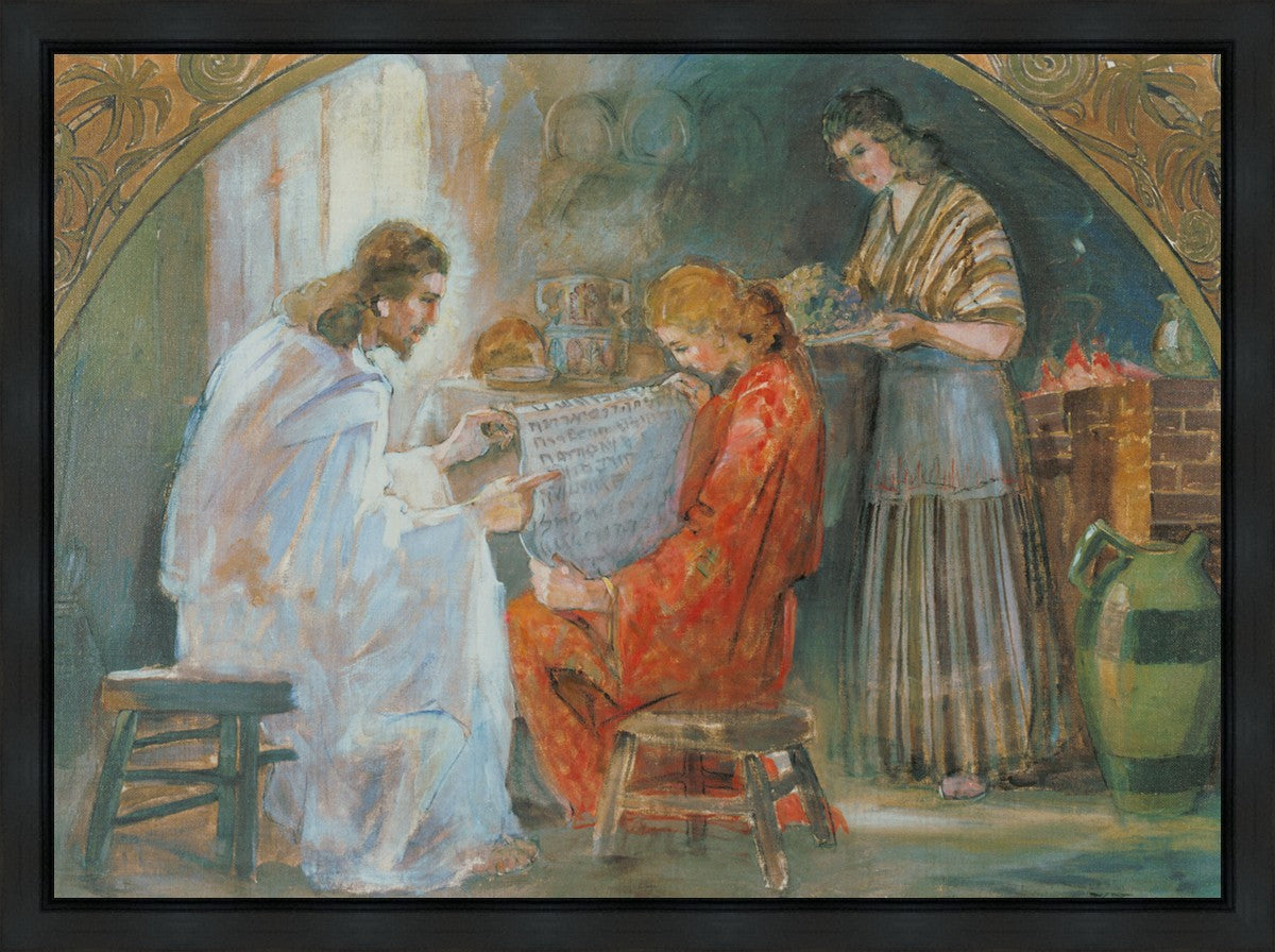 Christ With Mary And Martha Gallery Wrap