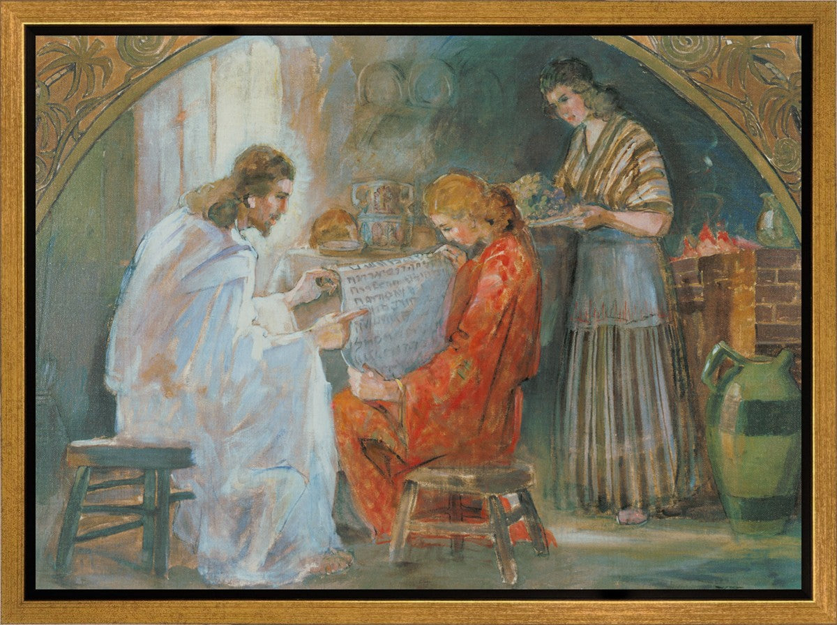 Christ With Mary And Martha Gallery Wrap