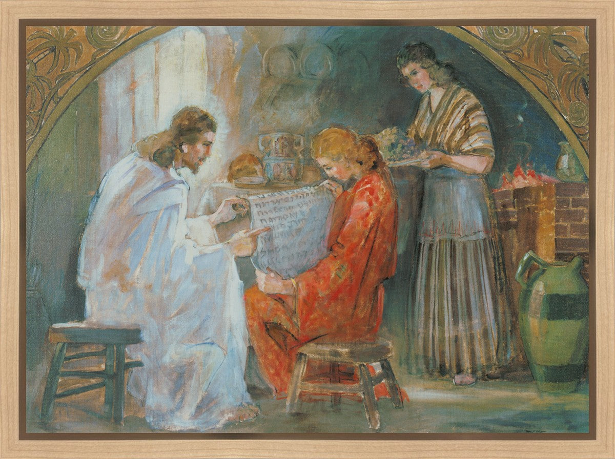 Christ With Mary And Martha Gallery Wrap
