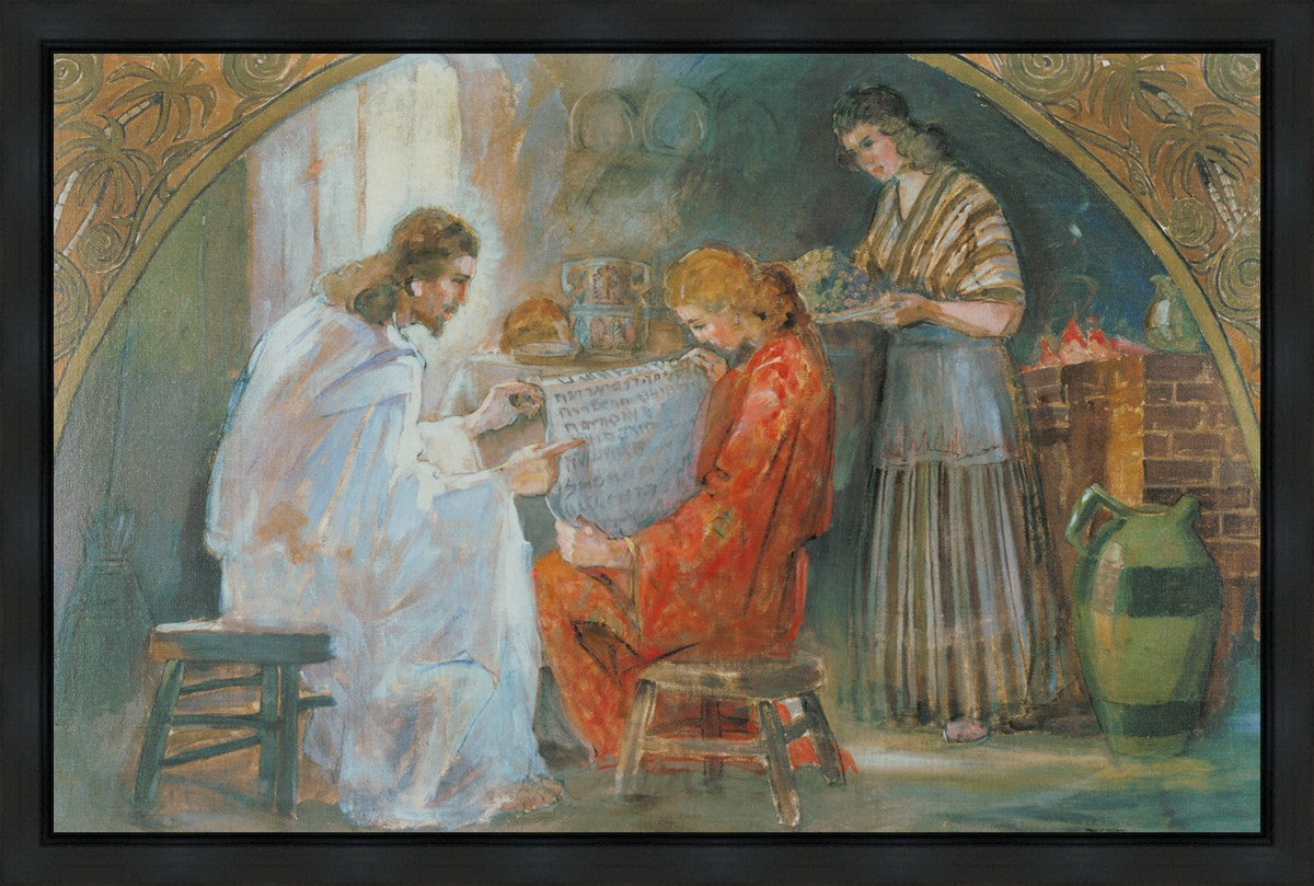 Christ With Mary And Martha Gallery Wrap