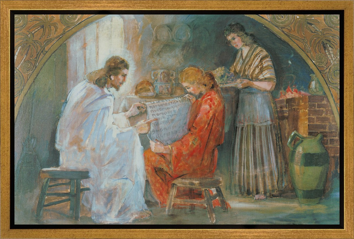 Christ With Mary And Martha Gallery Wrap