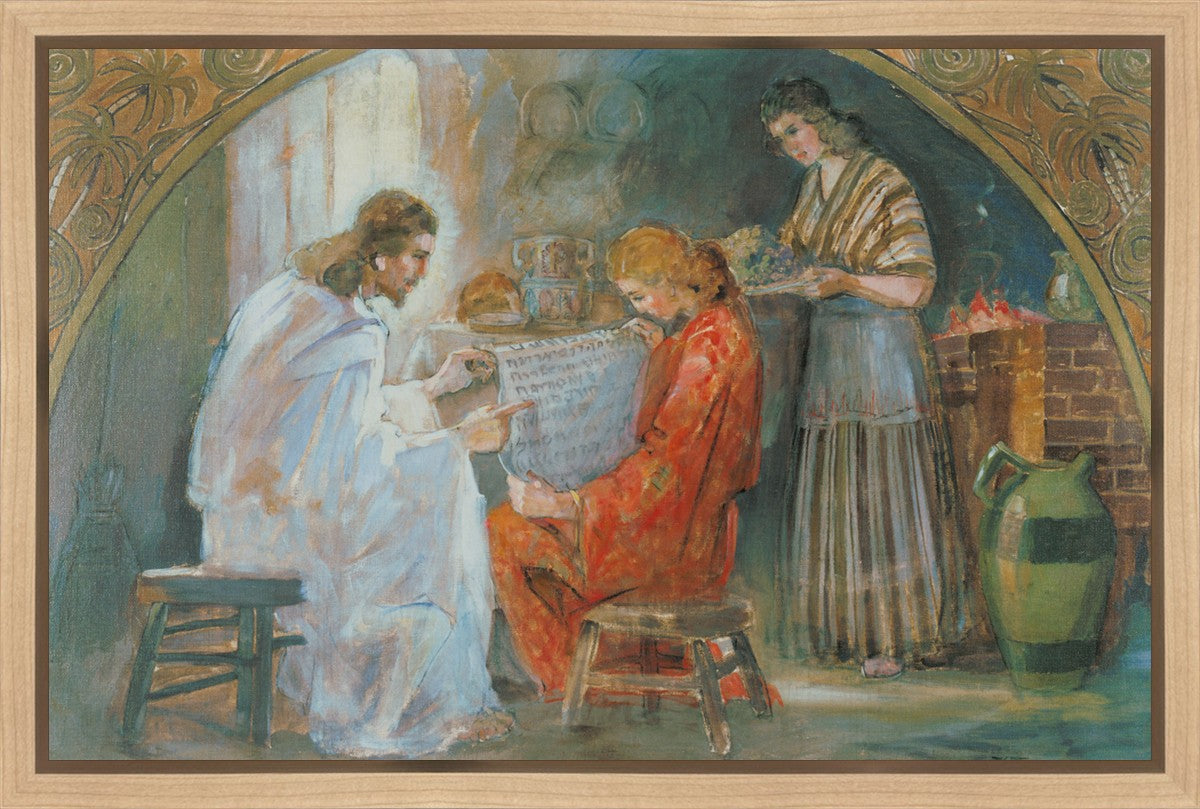 Christ With Mary And Martha Gallery Wrap