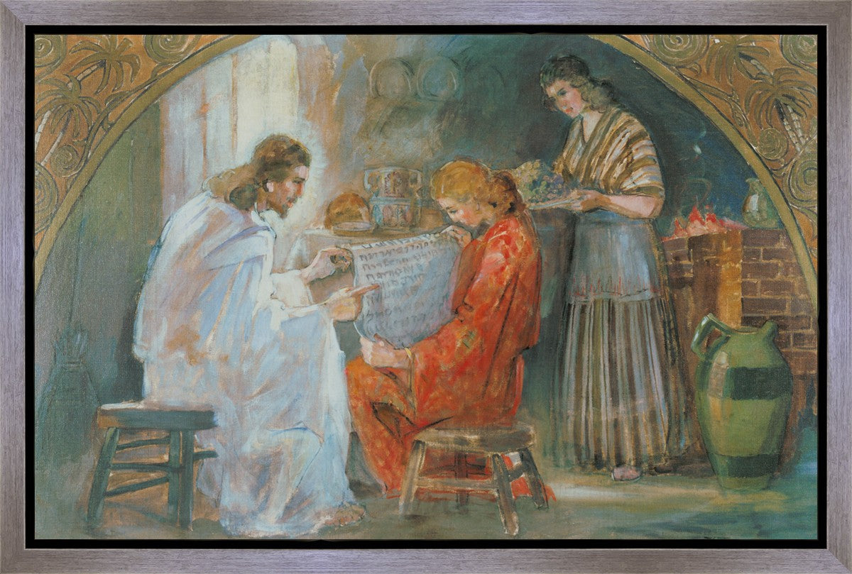 Christ With Mary And Martha Gallery Wrap