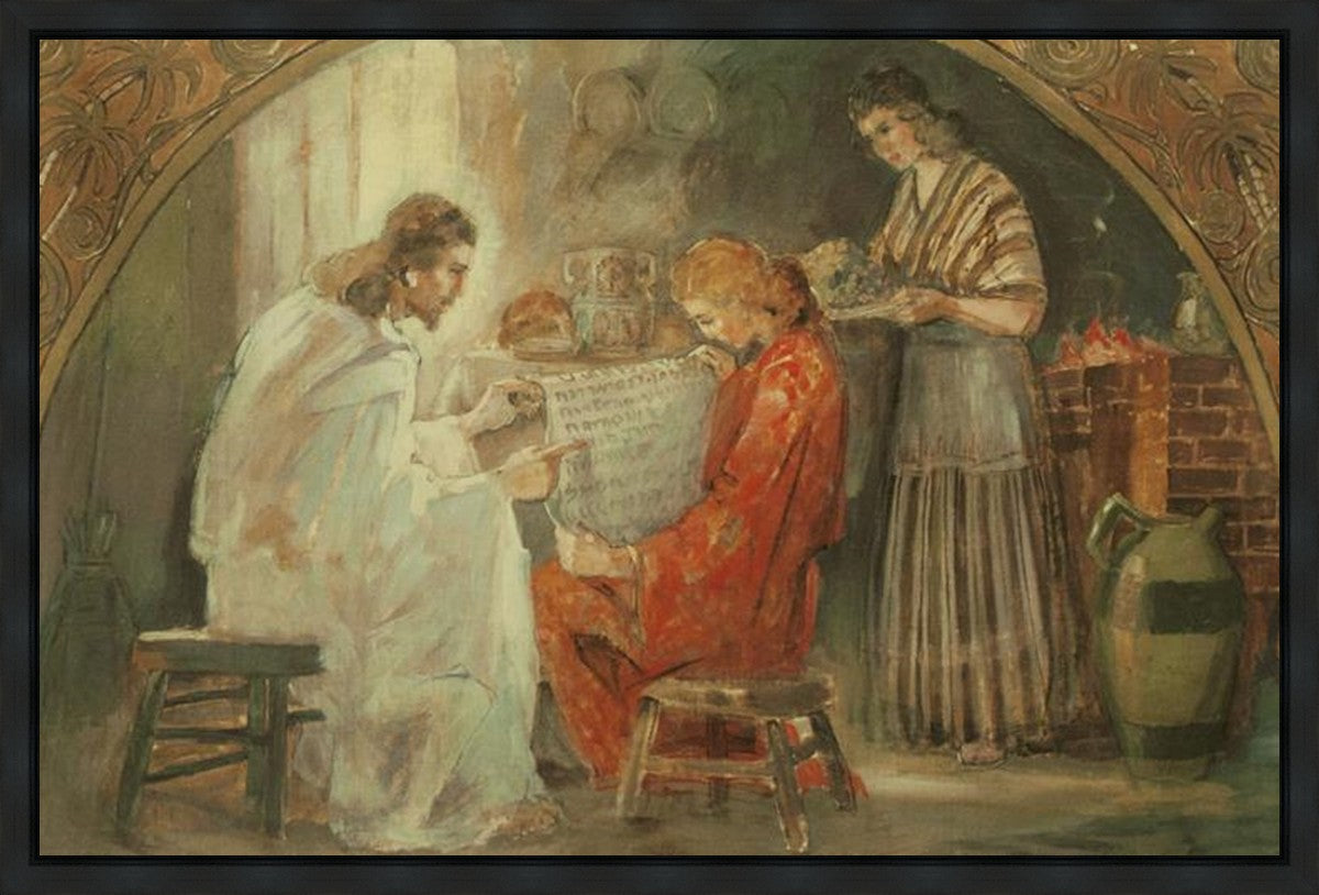 Christ With Mary And Martha Gallery Wrap