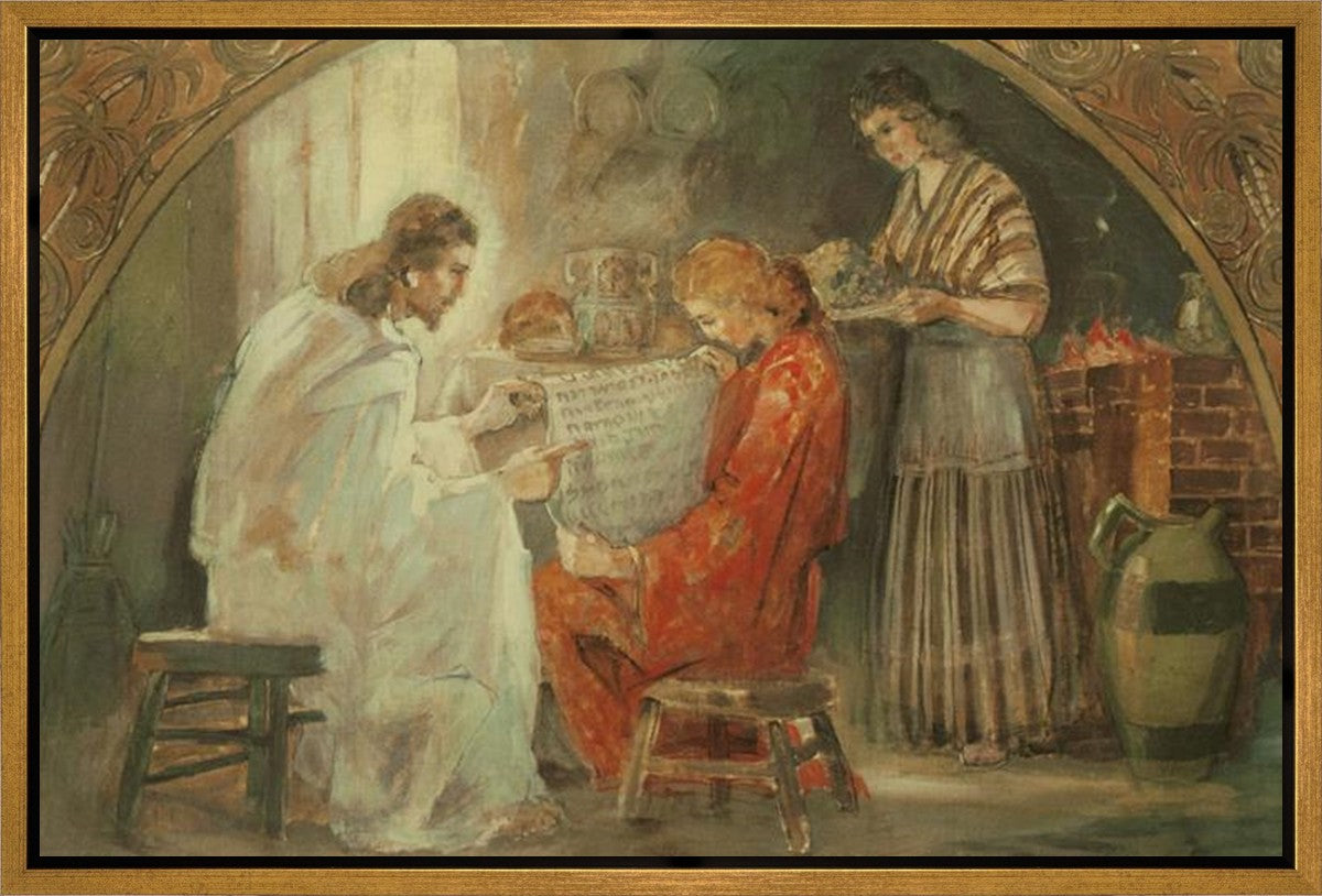 Christ With Mary And Martha Gallery Wrap