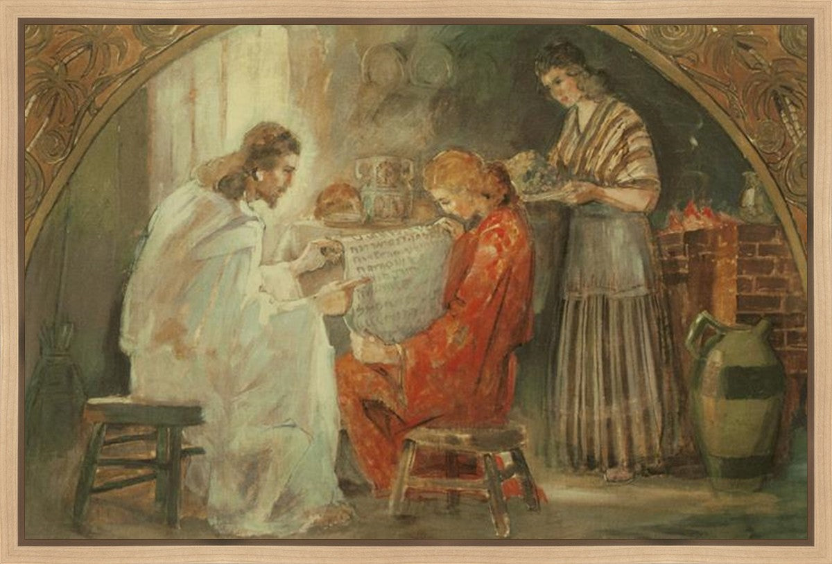 Christ With Mary And Martha Gallery Wrap