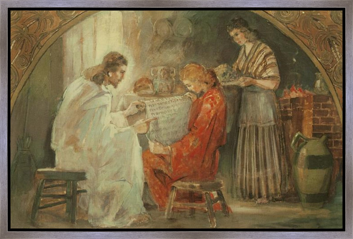 Christ With Mary And Martha Gallery Wrap