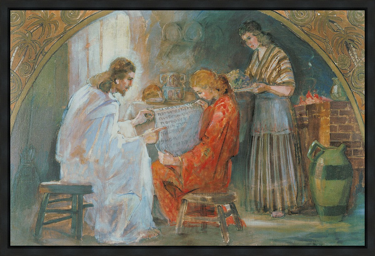 Christ With Mary And Martha Gallery Wrap