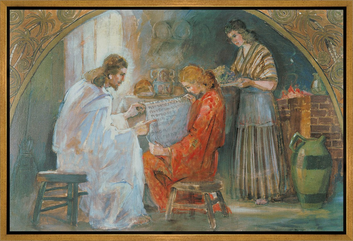 Christ With Mary And Martha Gallery Wrap