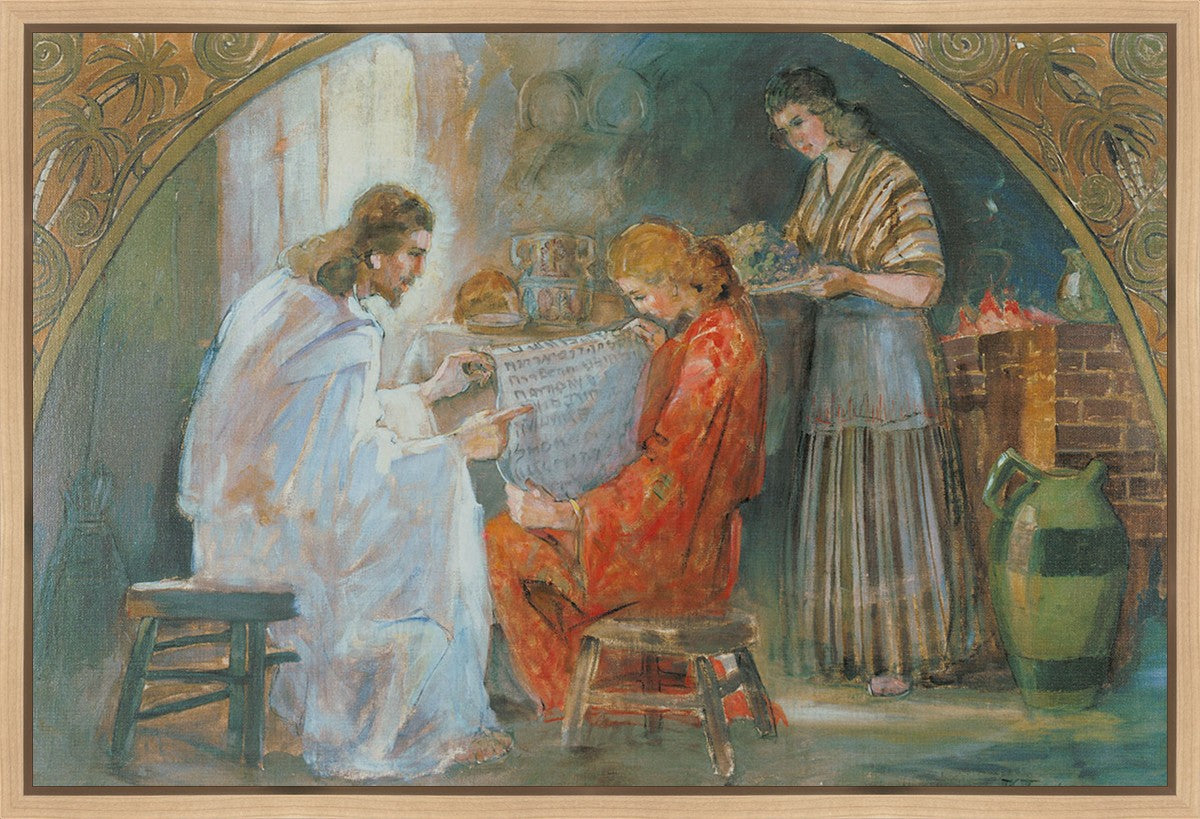 Christ With Mary And Martha Gallery Wrap