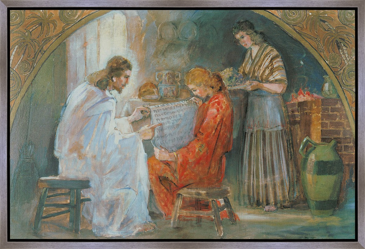 Christ With Mary And Martha Gallery Wrap