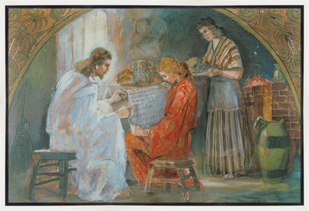Christ With Mary And Martha Gallery Wrap