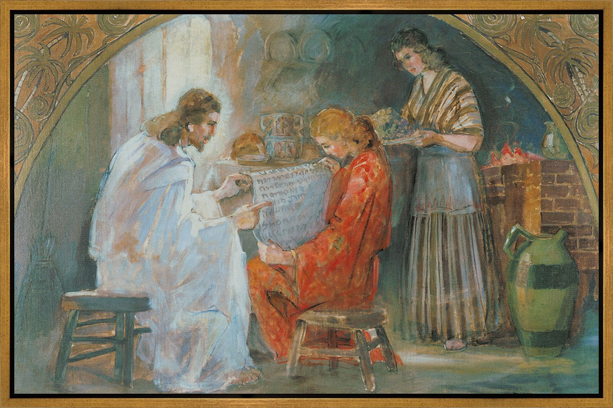Christ With Mary And Martha Gallery Wrap